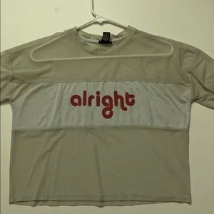 Mesh white shirt
